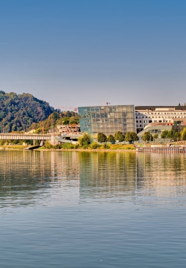 Danube river cities - Linz, Austria
