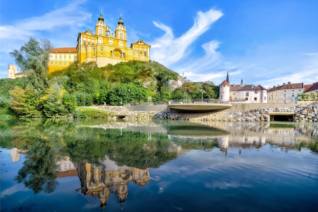 Danube river cities - Melk, Austria