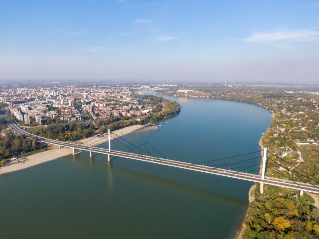 Quaint city of Novi Sad, Serbia