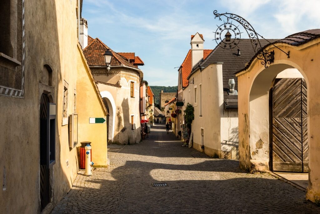 Street view of Dürnstein Austria