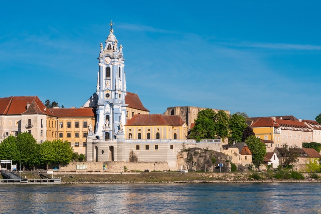 View of Stift Dürnstein from the water