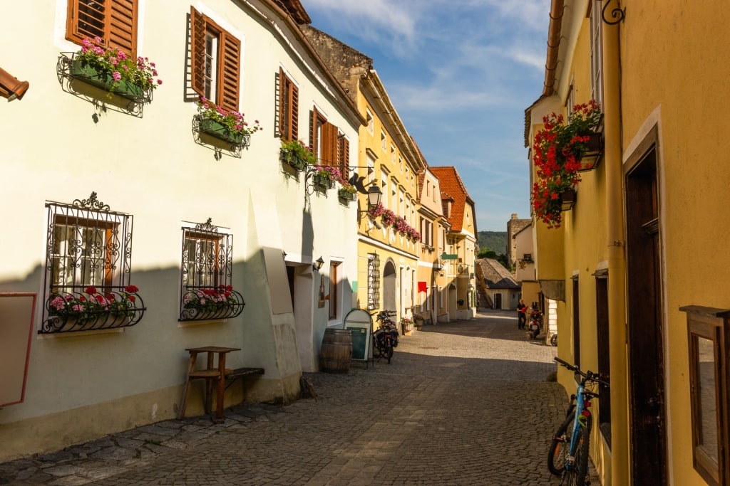 Street view of Dürnstein Austria