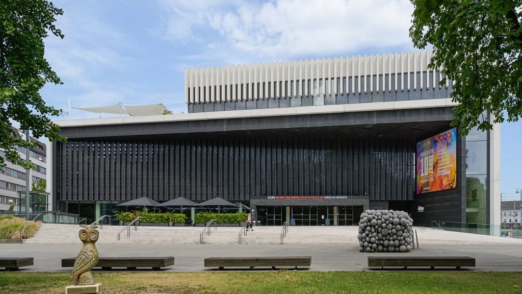 Unique exterior of Musiktheater