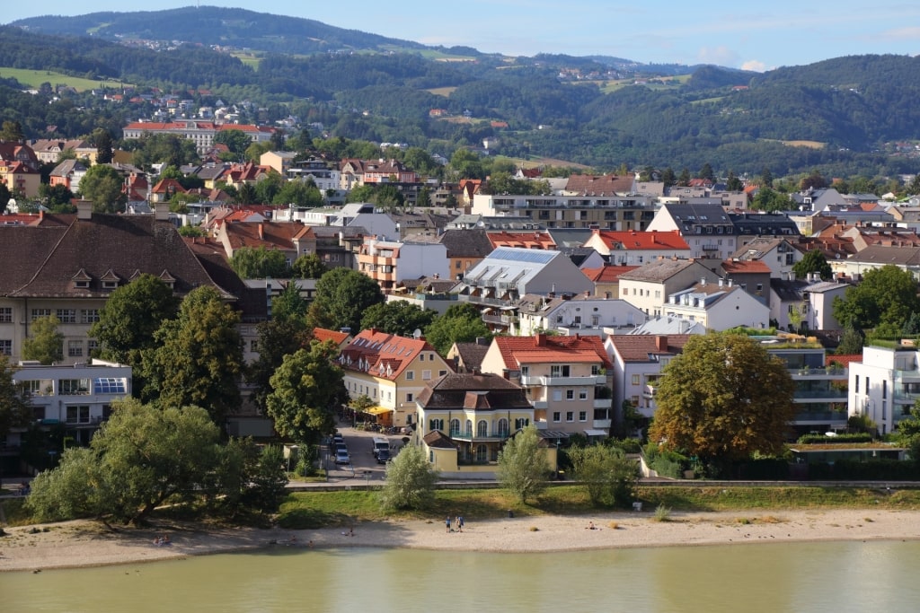 Scenic landscape of Linz Austria