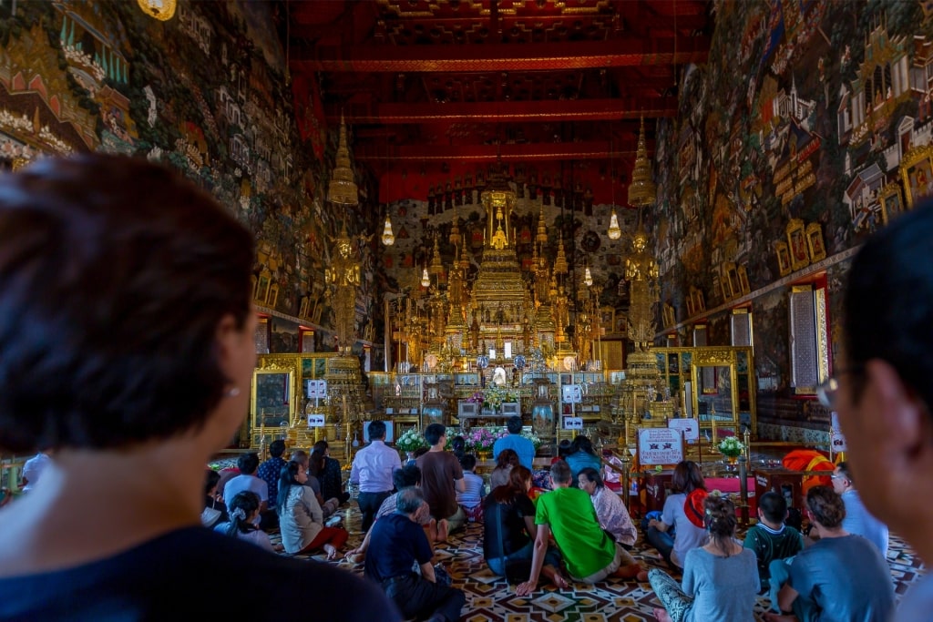 People at the Grand Palace, Bangkok