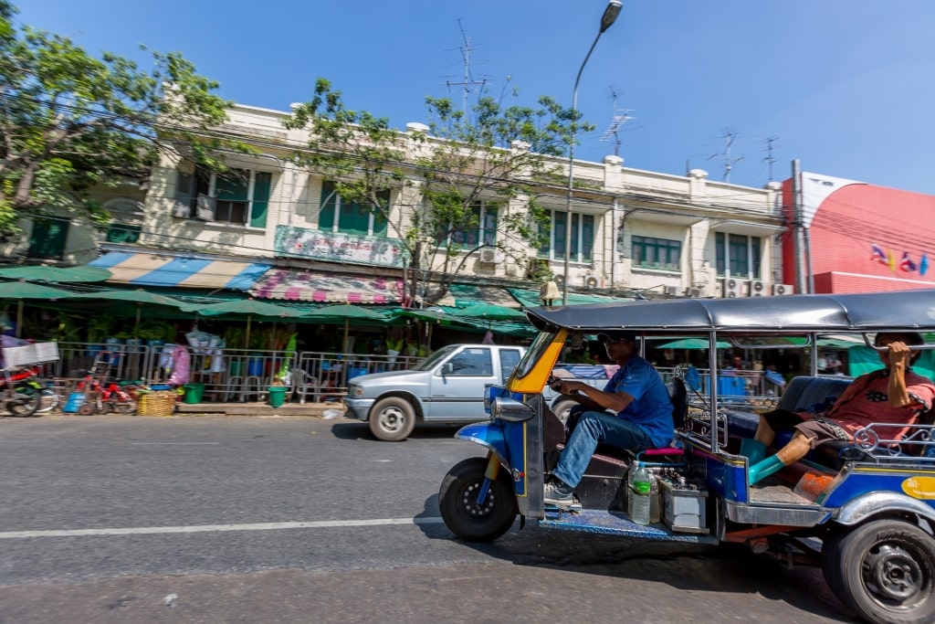 Tuk-tuk ride in Bangkok