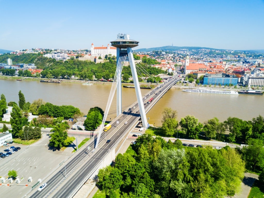 UFO Tower, one of the best things to do in Bratislava
