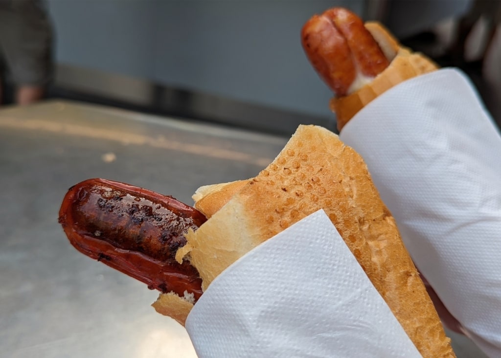 Savory käsekrainer in Vienna