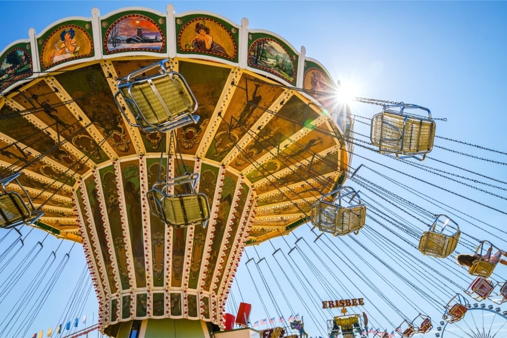 Iconic carousel at Theresienwiese