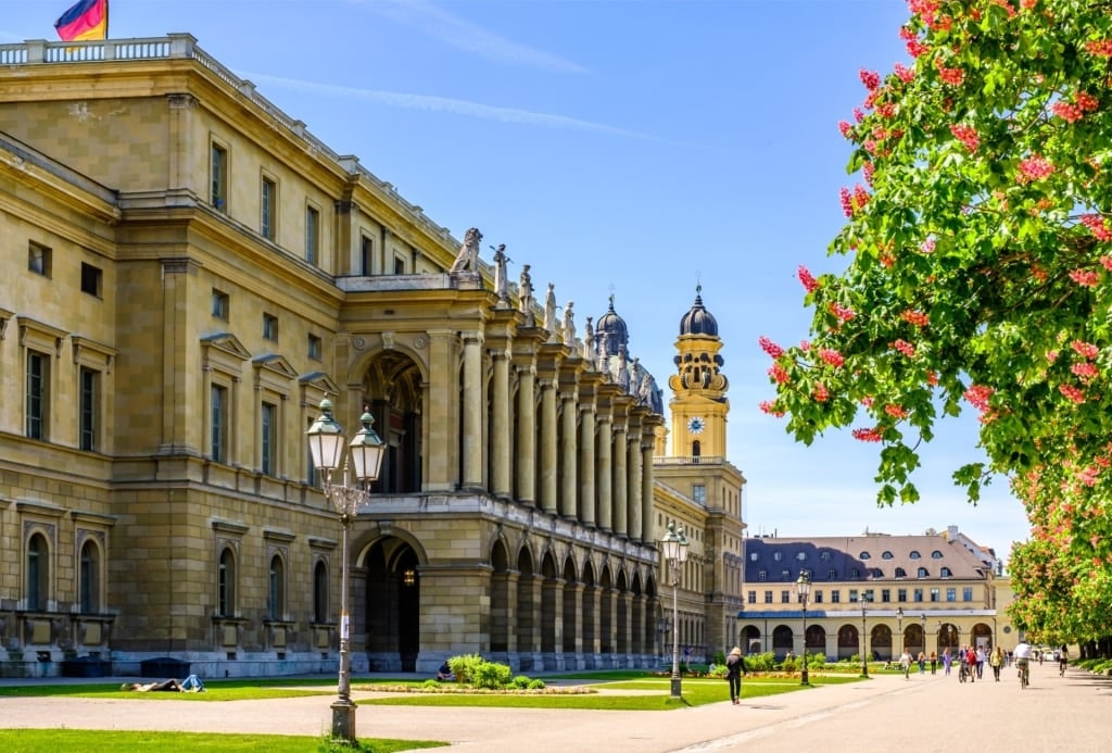 Street view of Munich Residenz