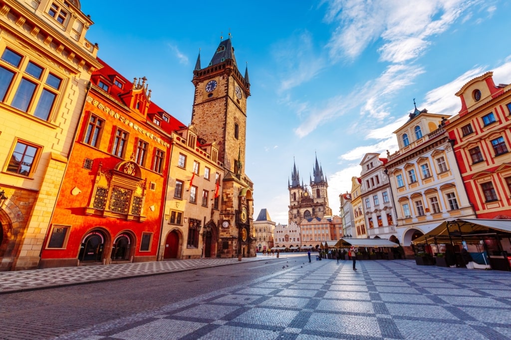 Street view of Marienplatz, Munich