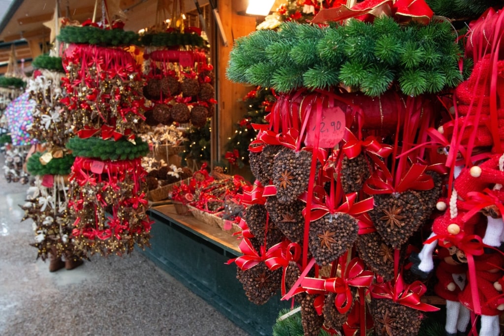 Goodies at a Christmas market in Austria