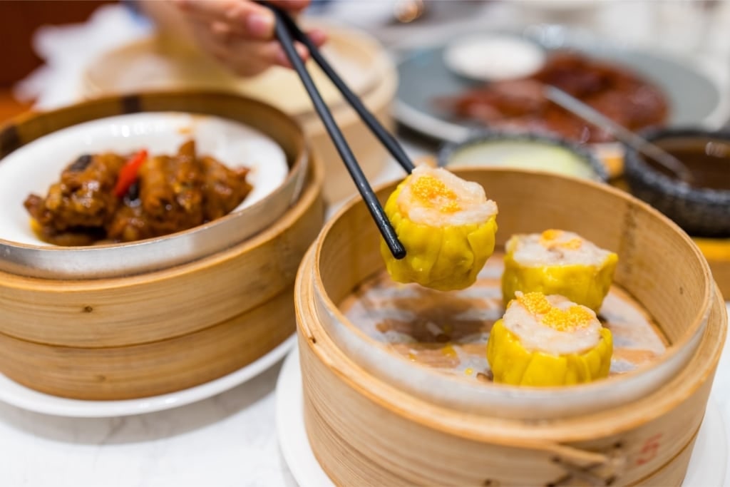 Siu mai dim sum in Hong Kong