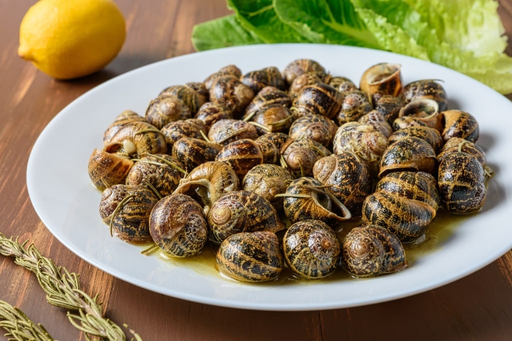 Chochlioi boubouristoi, one of the best food in Crete