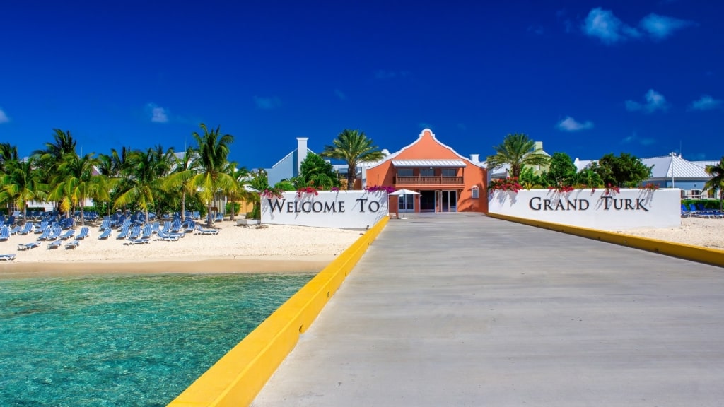 Walkway in Grand Turk, Turks & Caicos