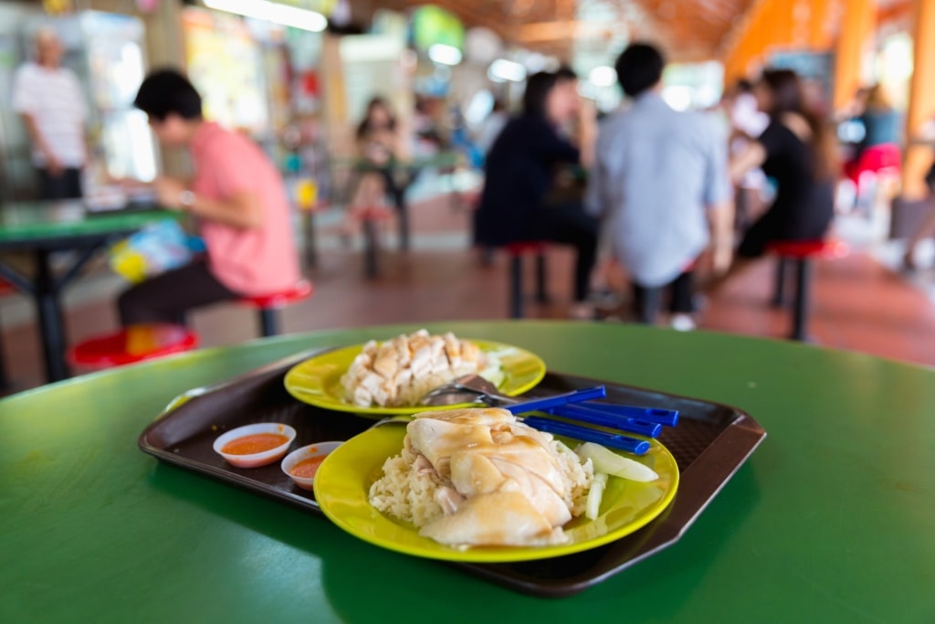 Hawker food in Singapore - Maxwell Food Centre