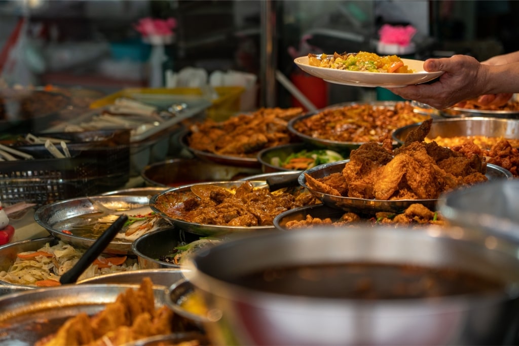 Hawker food options in Singapore