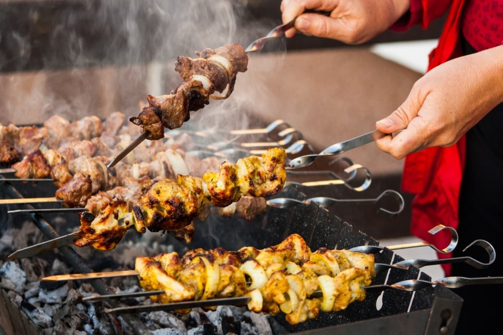 Şiş kebab, one of the best Istanbul street food