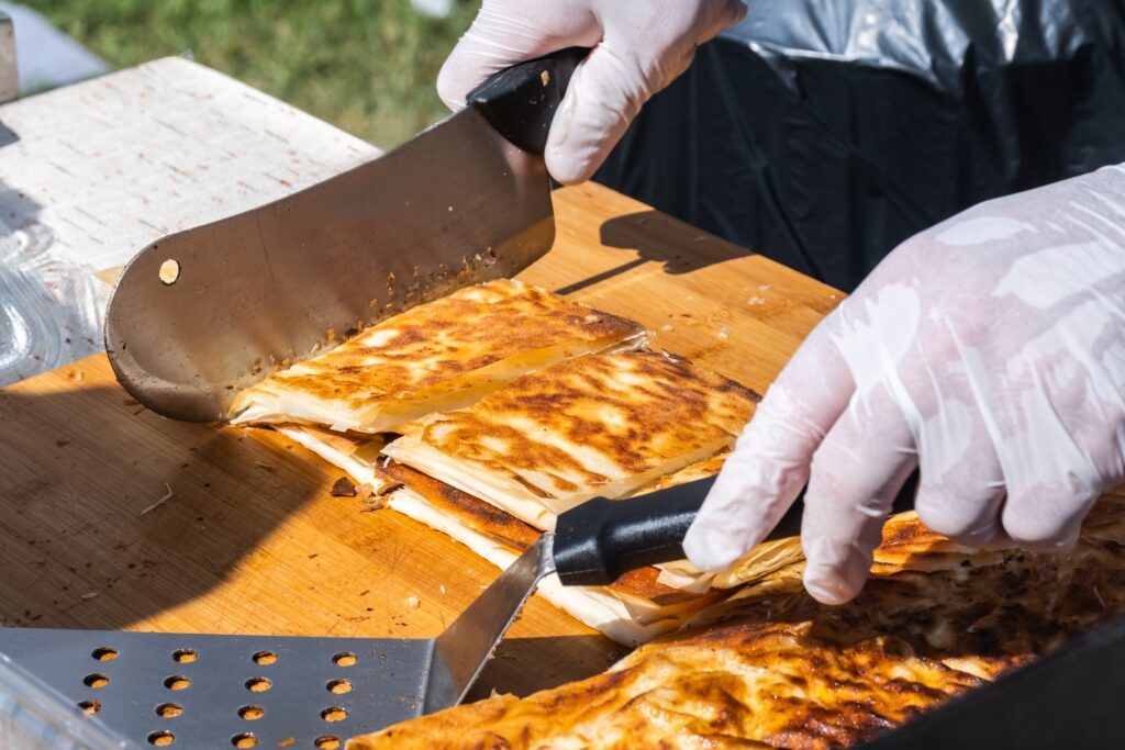 Gözleme, one of the best Istanbul street food