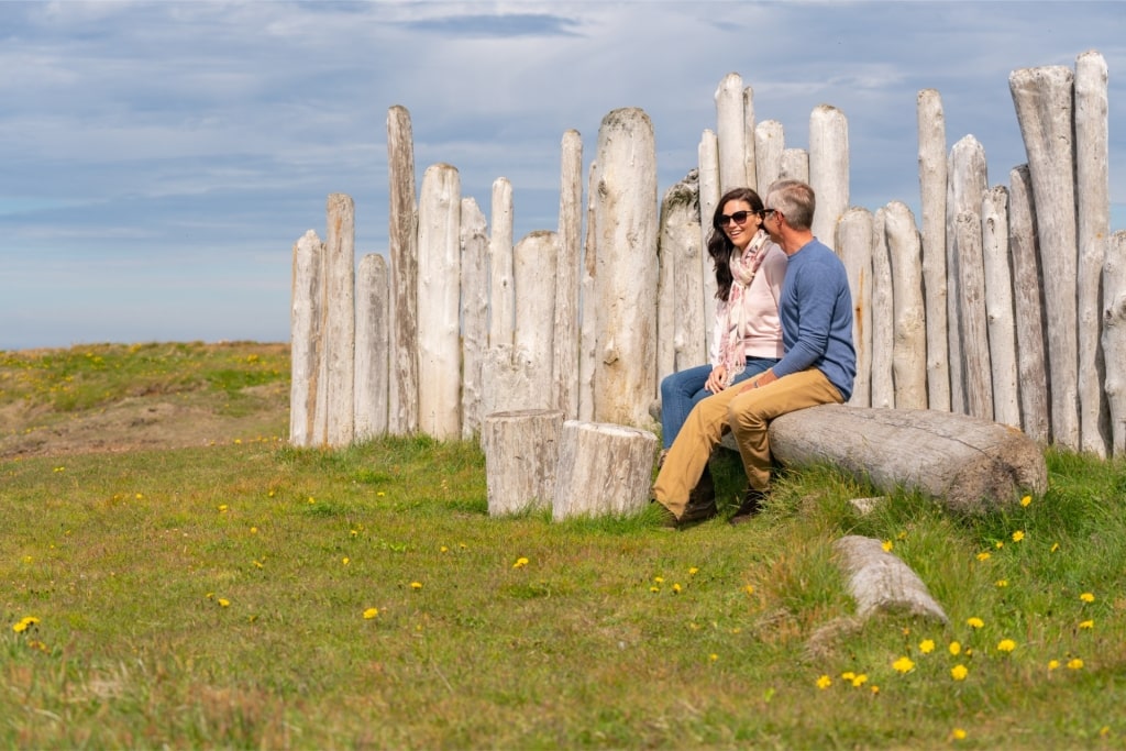 Midnight sun Iceland - Grimsey Island