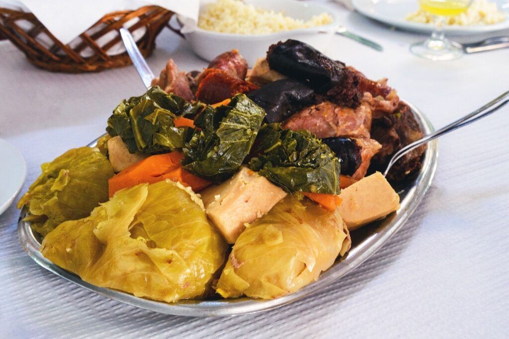 Platter of Cozido das Furnas