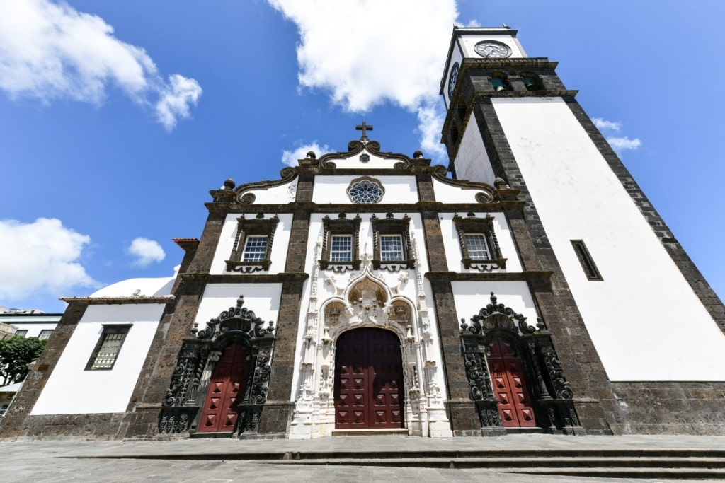 Exterior of Igreja Matriz de São Sebastião, Ponta Delgada