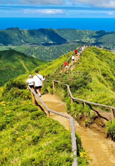 Scenic landscape of Sao Miguel Azores