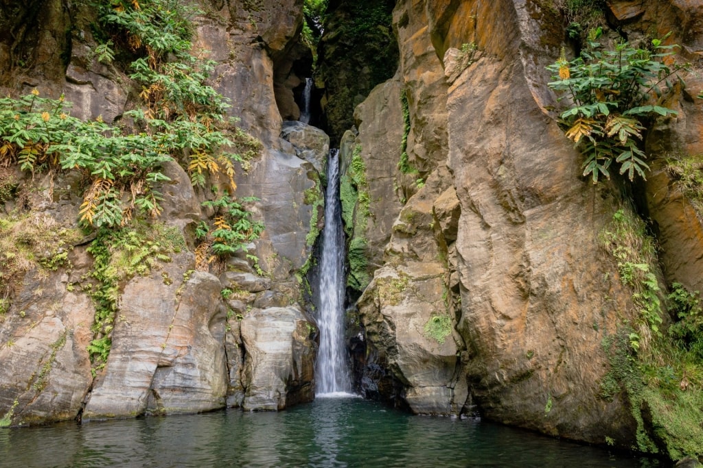 Majestic waterfall of Salto do Cabrito