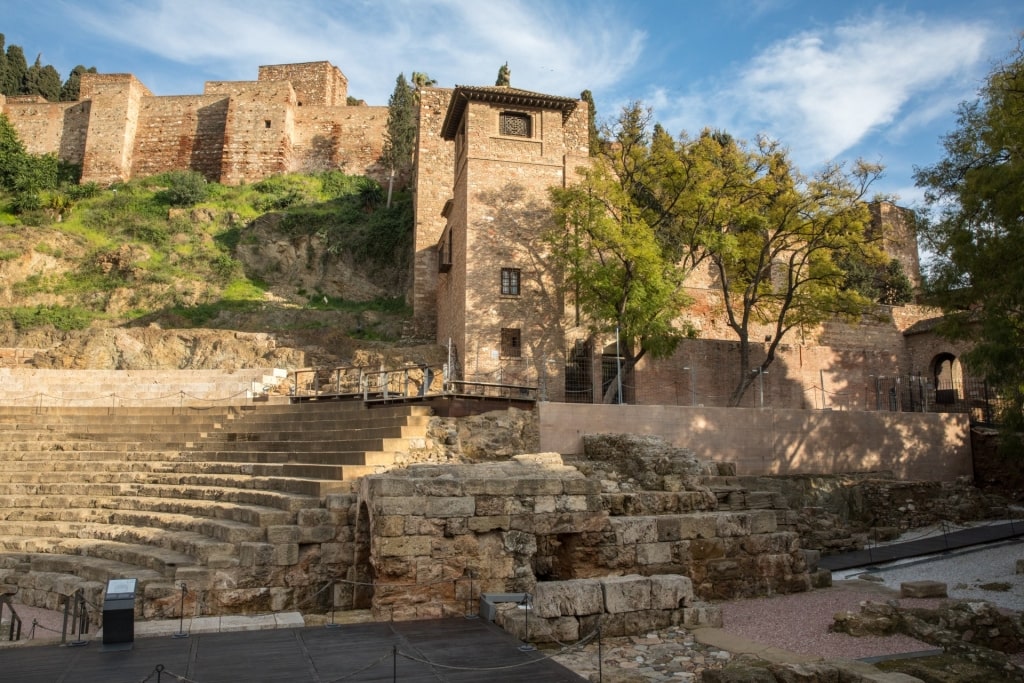 Historic site of Alcazaba, Málaga