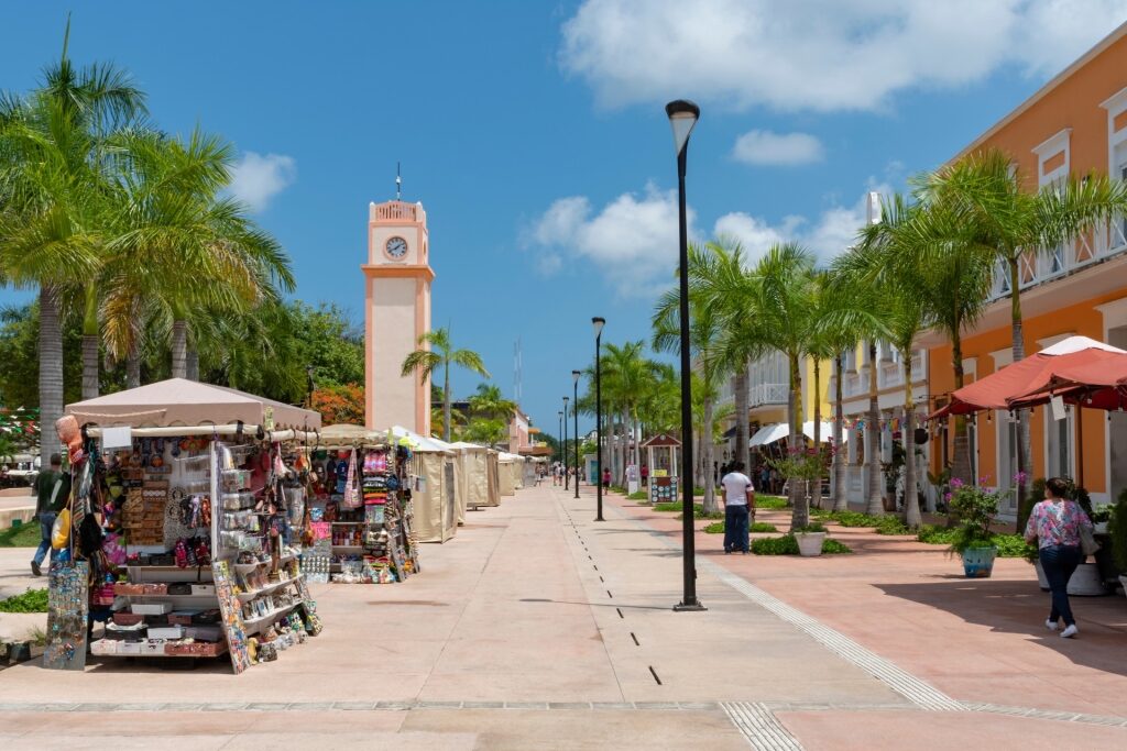 Street view of San Miguel de Cozumel