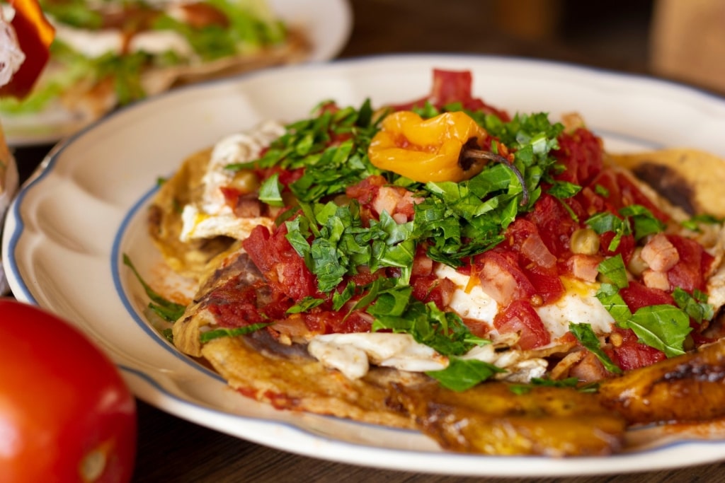 Yucatan food - Huevos Motuleños