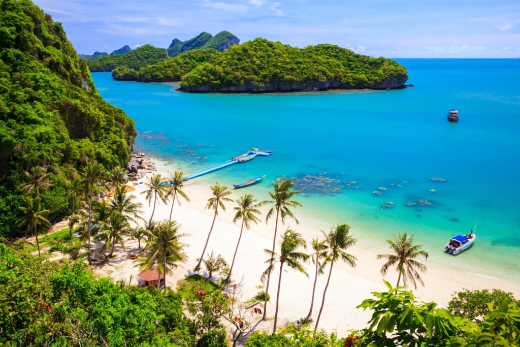Beautiful landscape of Ang Thong National Marine Park