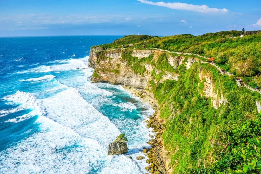 Beautiful landscape of Uluwatu in Bali, Indonesia
