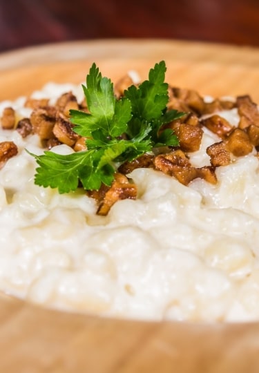 Bratislava food - Bryndzové Halušky