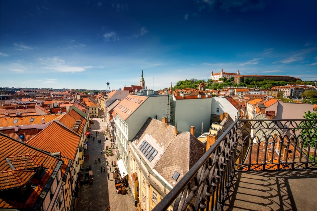 Pretty city of Bratislava