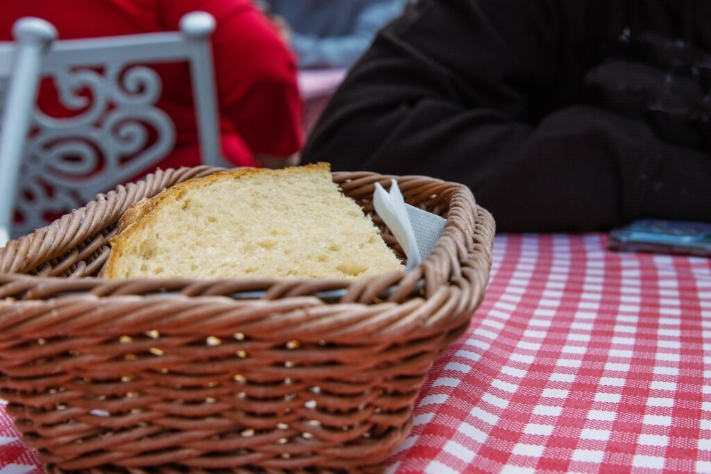 People dining at a restaurant in Bratislava