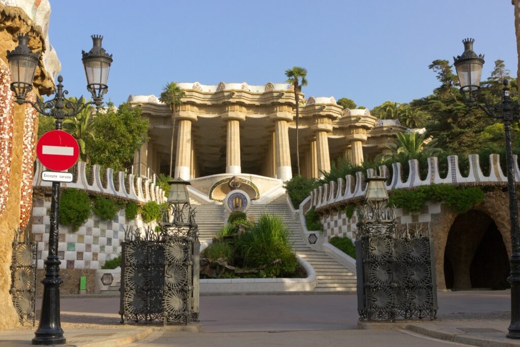 Beautiful architecture of Park Güell