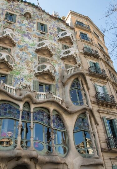 Casa Batllo, one of the best Gaudi buildings in Barcelona