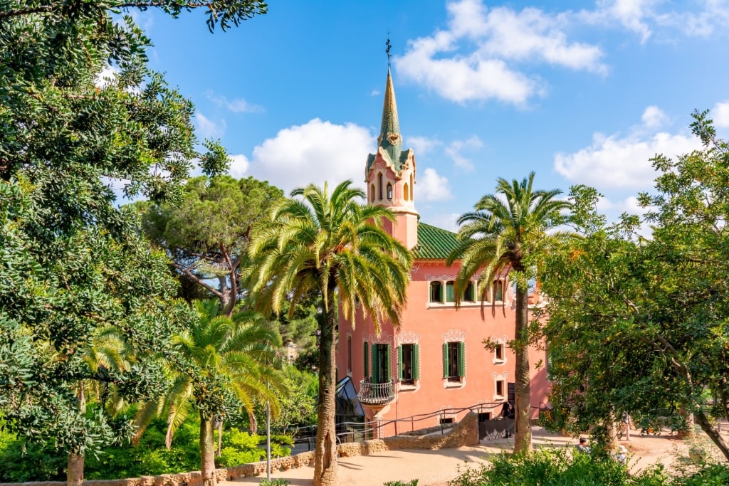 Gorgeous exterior of Gaudí House Museum