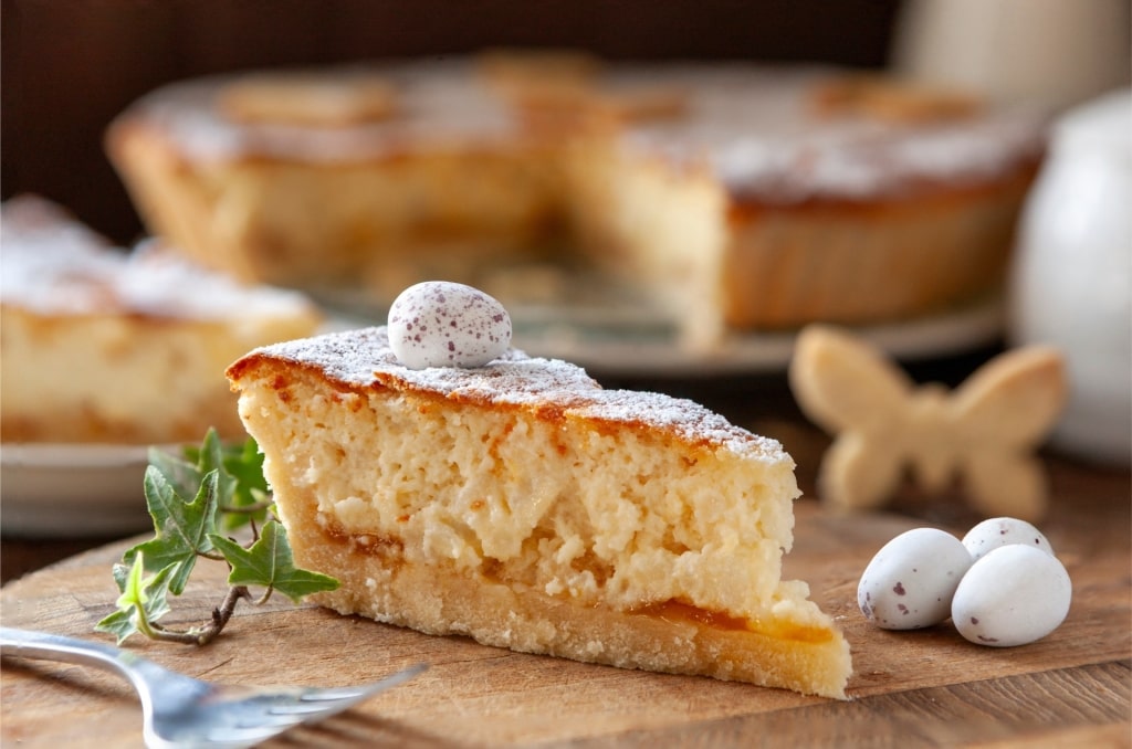 Slice of tasty osterchüechli