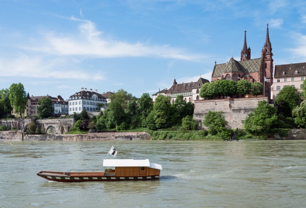 Ferry ride, one of the best things to do in Basel Switzerland