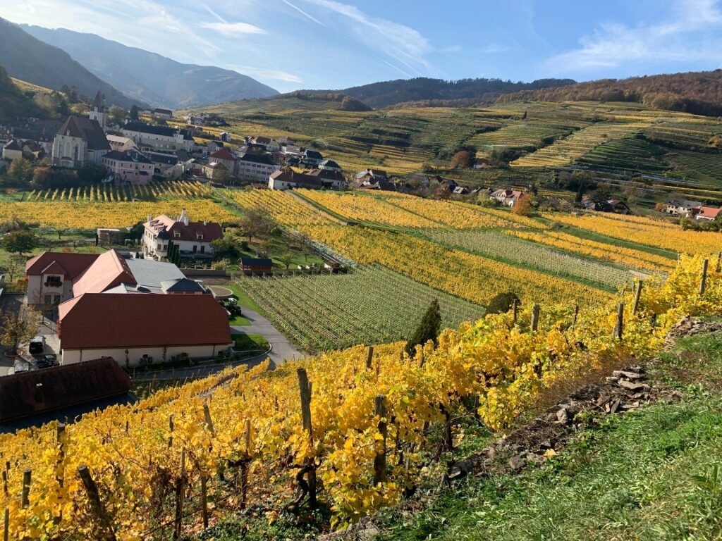 Scenic landscape of Wachau Valley