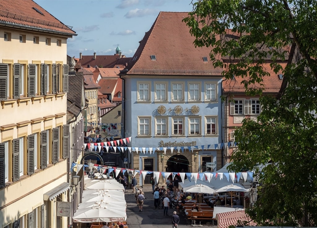 Street view of Sandkerwa folk festival