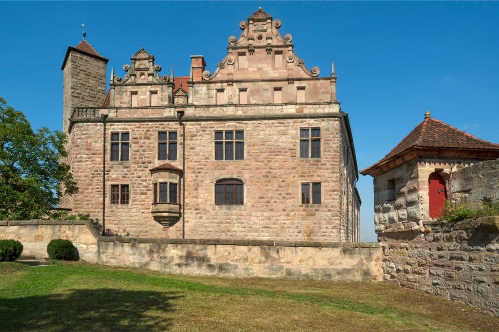 Historic site of Cadolzburg Castle, near Nuremberg