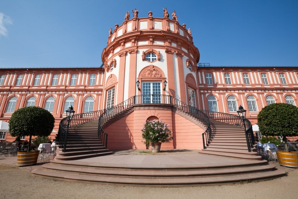 Gorgeous exterior of Schloss Biebrich, near Mainz