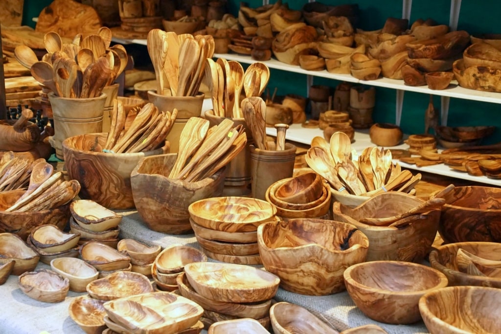 Handcrafted wooden items for sale