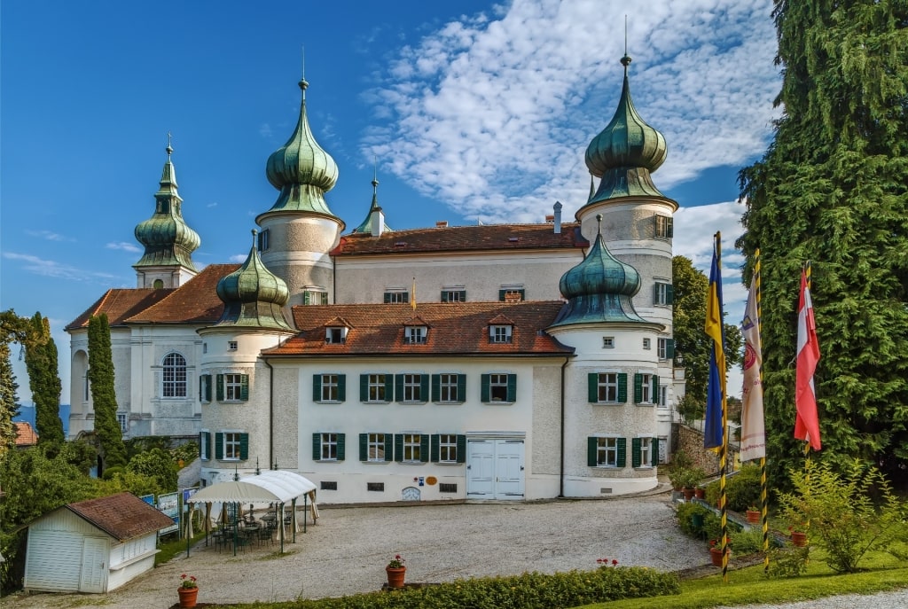 Unique exterior of Schloss Artstetten