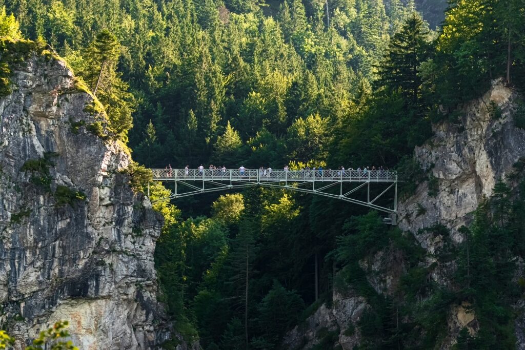 Pretty landscape with Marienbrücke Bridge