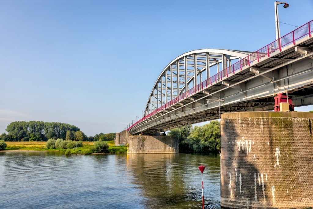 Historic site of John Frost Bridge, Arnhem