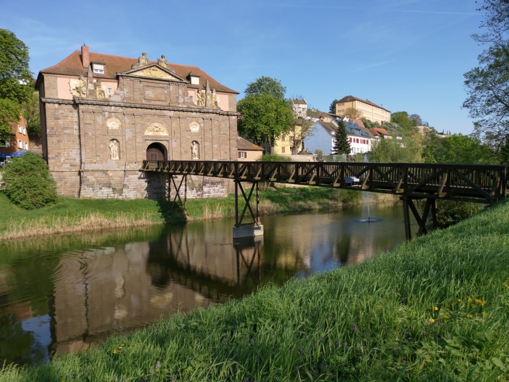 Pretty landscape of Museum of Breisach City History in Bamberg Germany